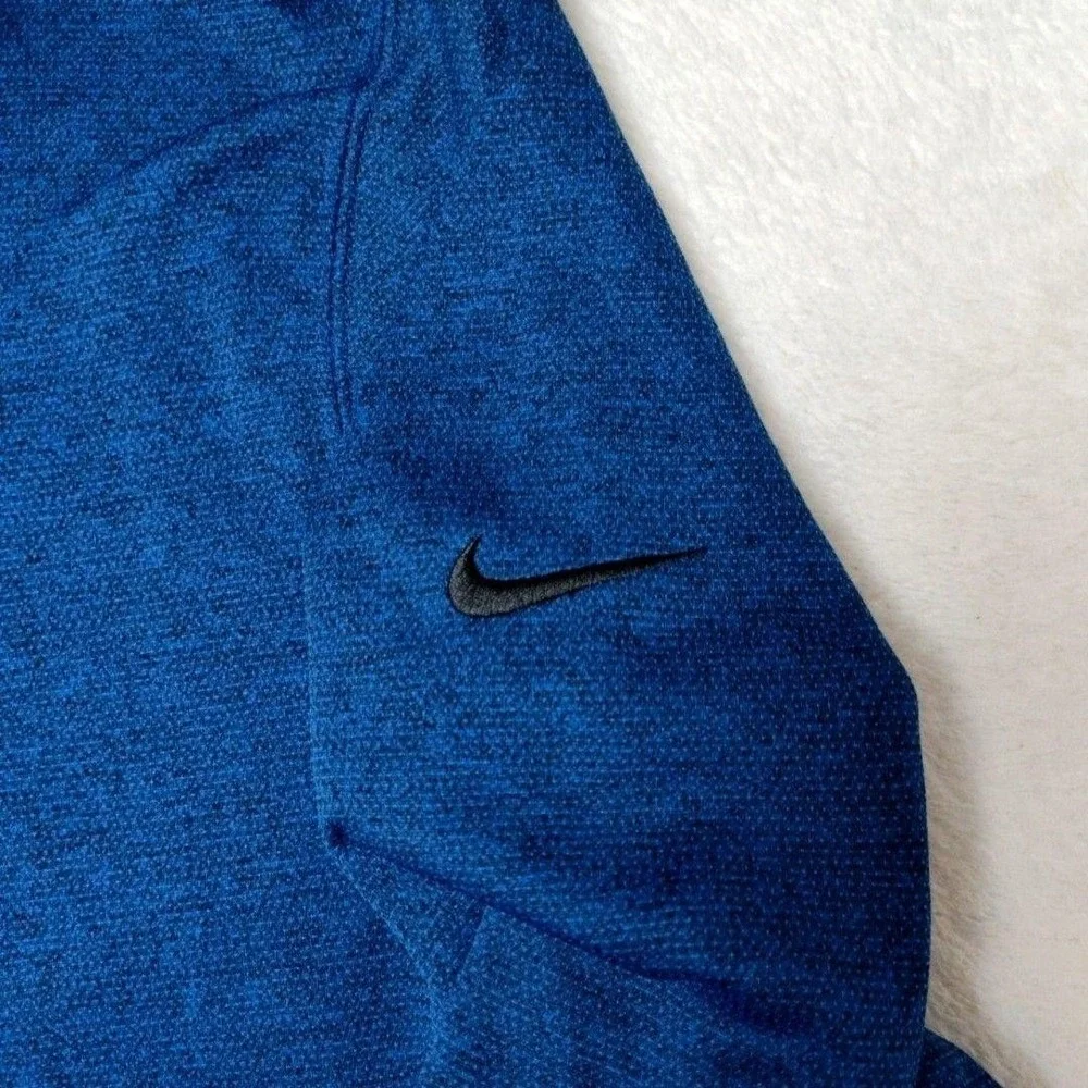 Nike‎ Sweatshirt Mens L Blue Victory Golf 1/4 Zip Pullover Fleece Tennis DN1947